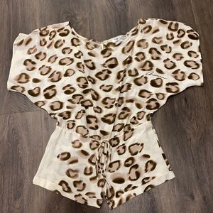 Hand painted Print Romper